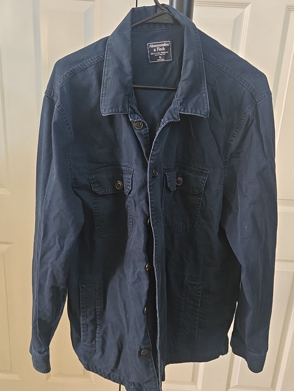 Abercrombie & Fitch Women's Dark Navy Field Jacket